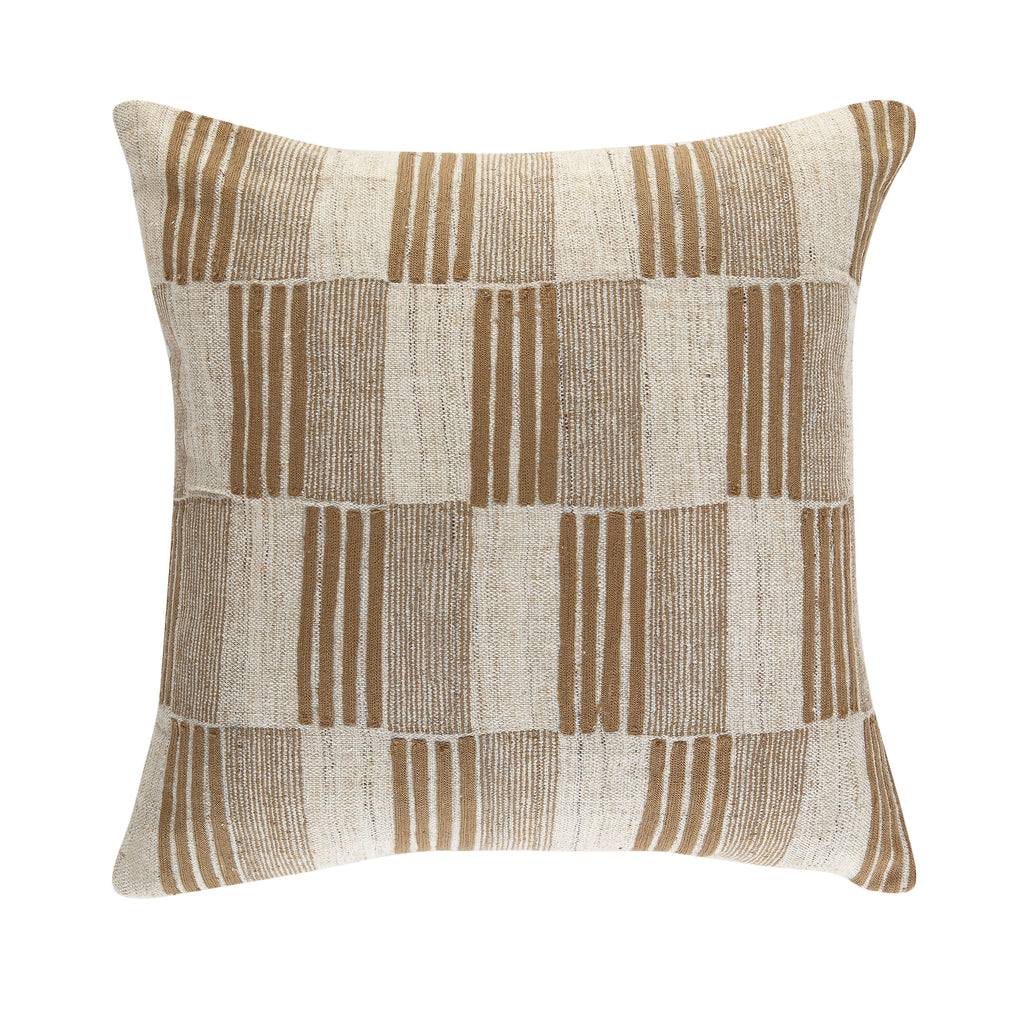 Dal Lake Charisma Hand Embroidered Chain Stitch Cushion Cover
