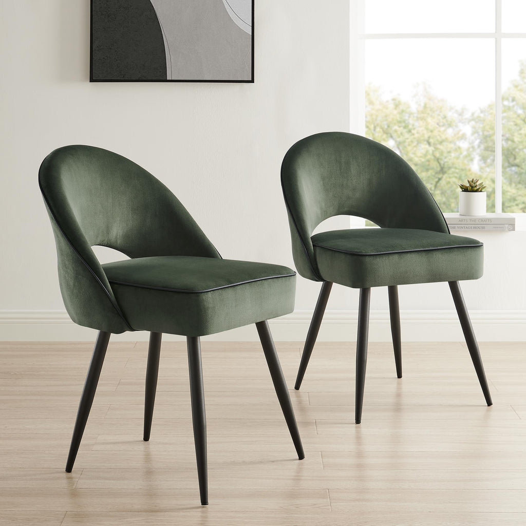 Dining Table Emerald Green Velvet Dining Chairs Oakley Set Of Dark