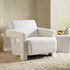 Brompton Sculptural Armchair, White Boucle - daals