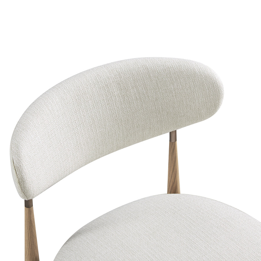 Dagmar Counter Stool, Ivory Weave | Natural Frame