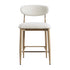 Dagmar Counter Stool, Ecru Boucle | Natural Frame