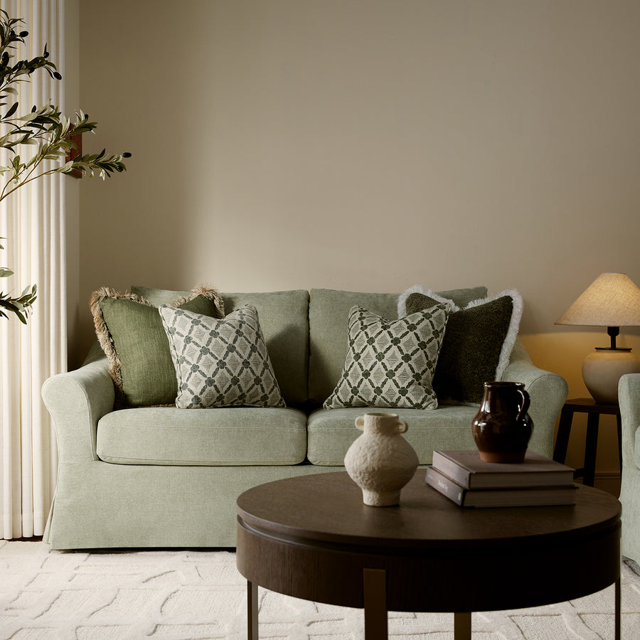 Frognal Modular Loose Cover Large 2-Seater Sofa, Aqua Chenille