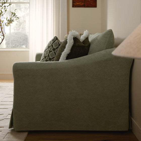 Frognal Modular Loose Cover Large 2-Seater Sofa, Aqua Chenille