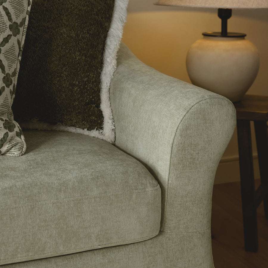 Frognal Modular Loose Cover Large 2-Seater Sofa, Aqua Chenille