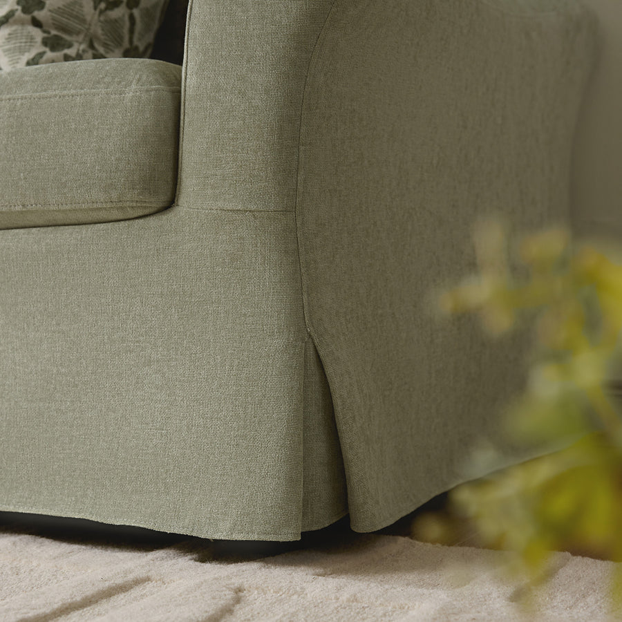 Frognal Modular Loose Cover Large 2-Seater Sofa, Aqua Chenille