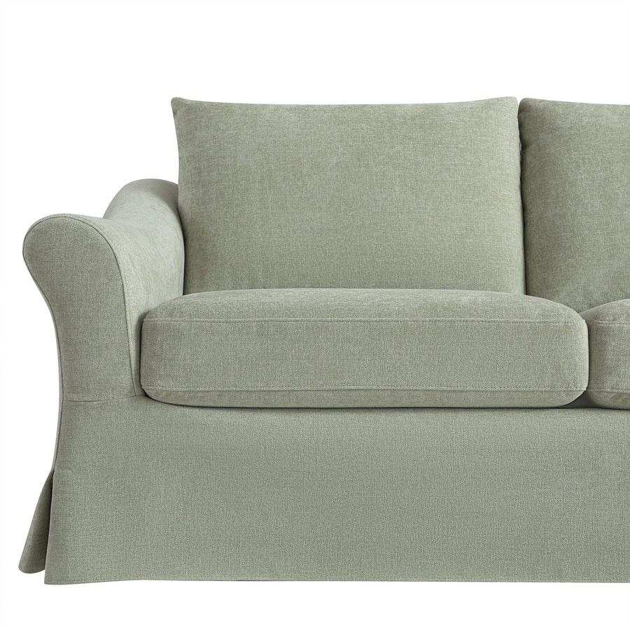Frognal Modular Loose Cover Large 2-Seater Sofa, Aqua Chenille