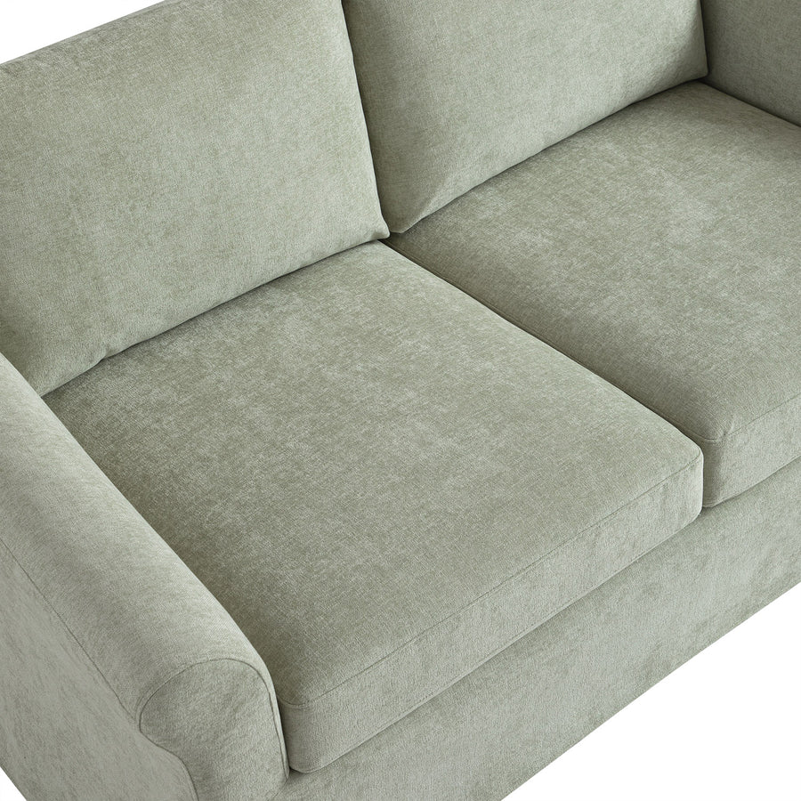 Frognal Modular Loose Cover Large 2-Seater Sofa, Aqua Chenille