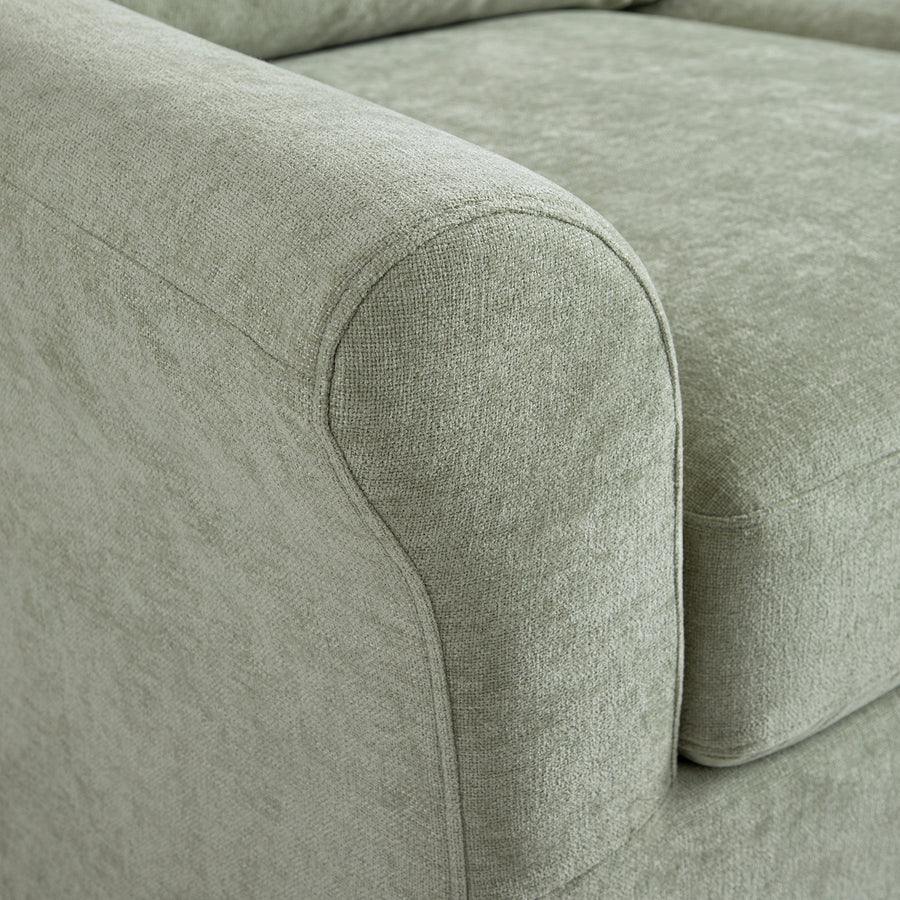 Frognal Modular Loose Cover Large 2-Seater Sofa, Aqua Chenille