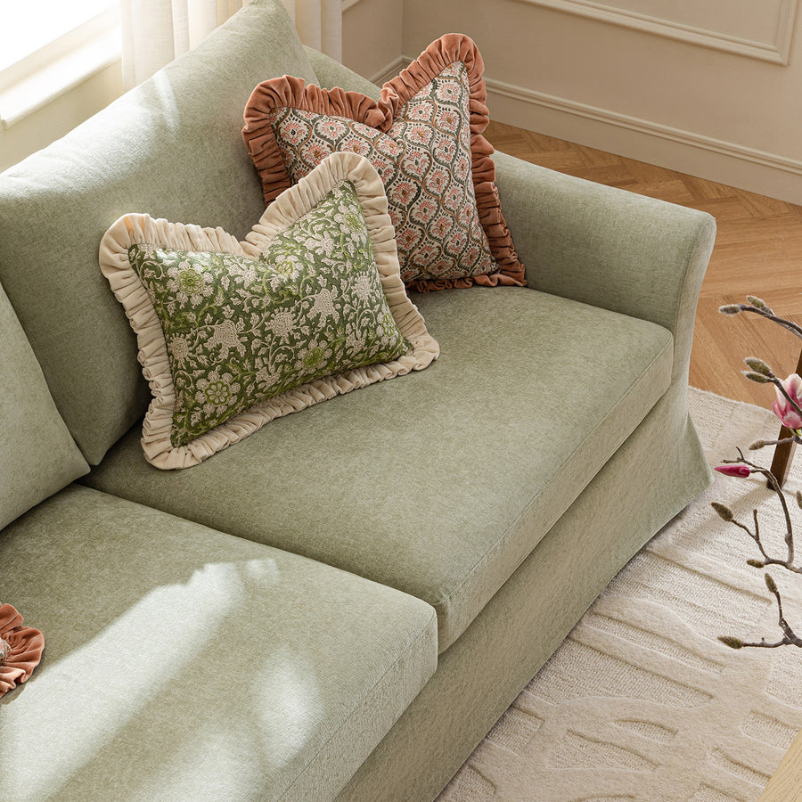 Frognal Modular Loose Cover 3-Seater Sofa, Aqua Chenille