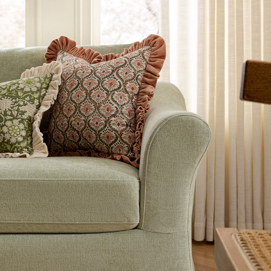 Frognal Modular Loose Cover 3-Seater Sofa, Aqua Chenille