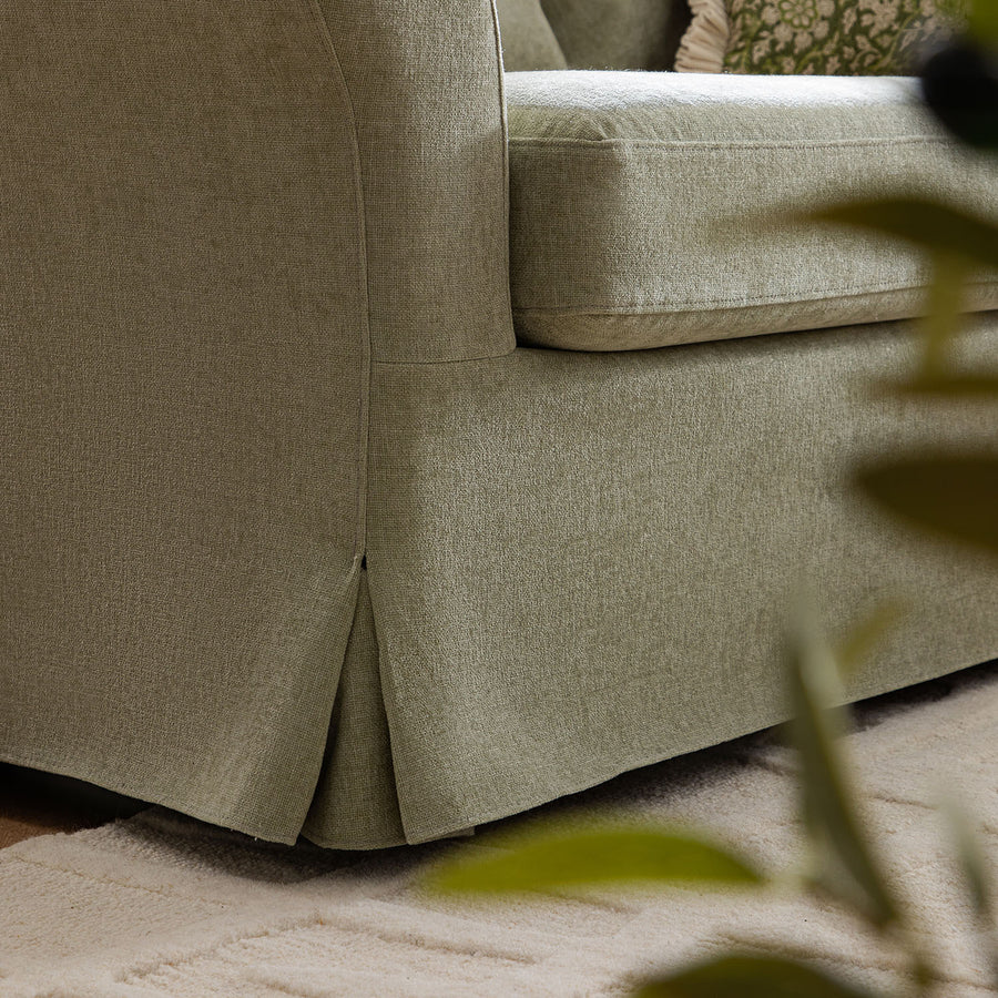 Frognal Modular Loose Cover 3-Seater Sofa, Aqua Chenille
