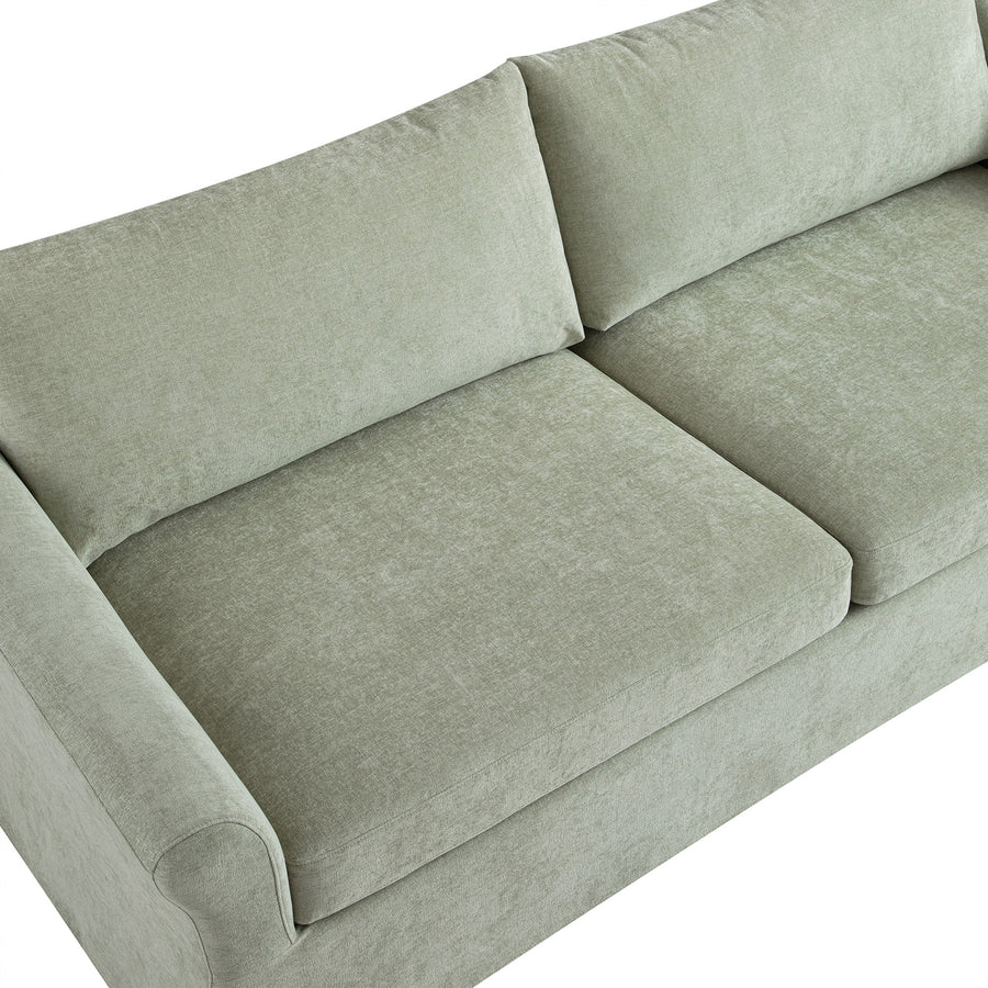 Frognal Modular Loose Cover 4-Seater Sofa, Aqua Chenille