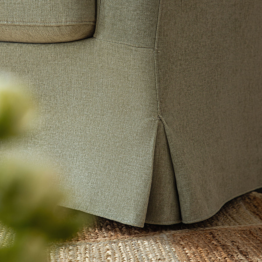 Frognal Modular Loose Cover 4-Seater Sofa, Aqua Chenille