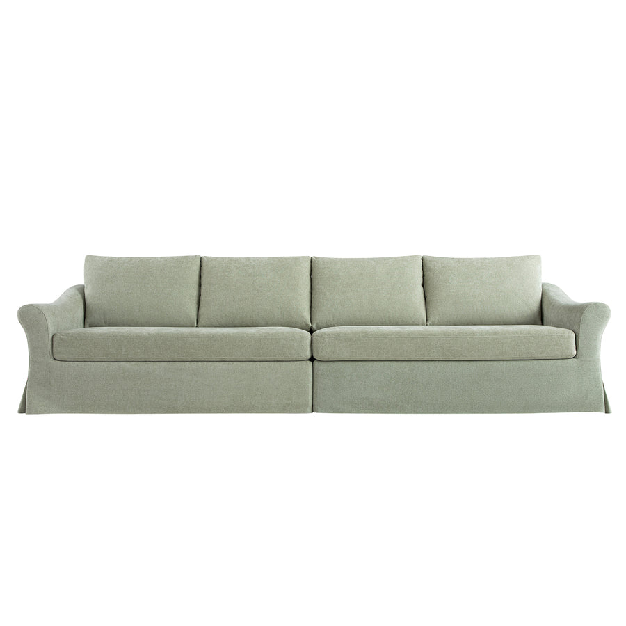 Frognal Modular Loose Cover Large 4-Seater Sofa, Aqua Chenille