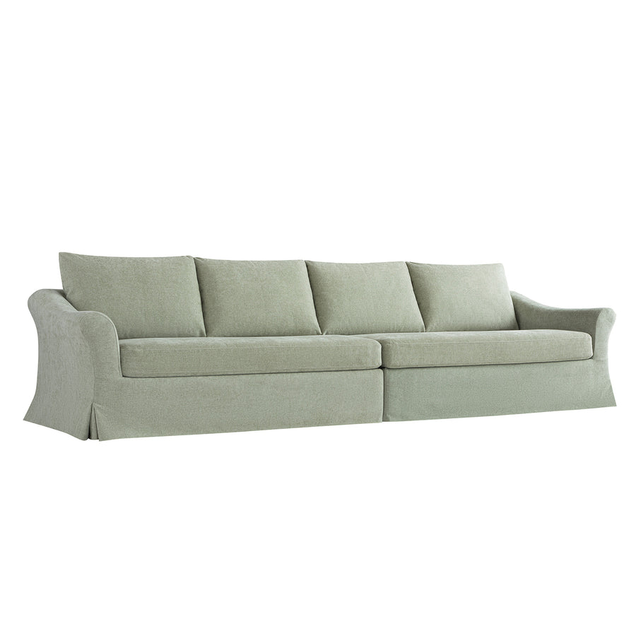 Frognal Modular Loose Cover Large 4-Seater Sofa, Aqua Chenille