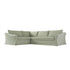 Frognal Modular Loose Cover Large Left Hand Facing L-Shape Corner Sofa, Aqua Chenille - daals
