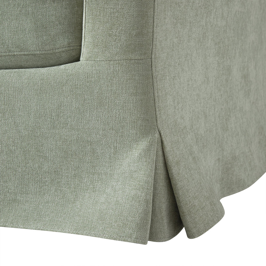Frognal Modular Loose Cover Loveseat, Aqua Chenille