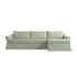 Frognal Modular Loose Cover Grande Right Hand Facing Chaise Sofa, Aqua Chenille