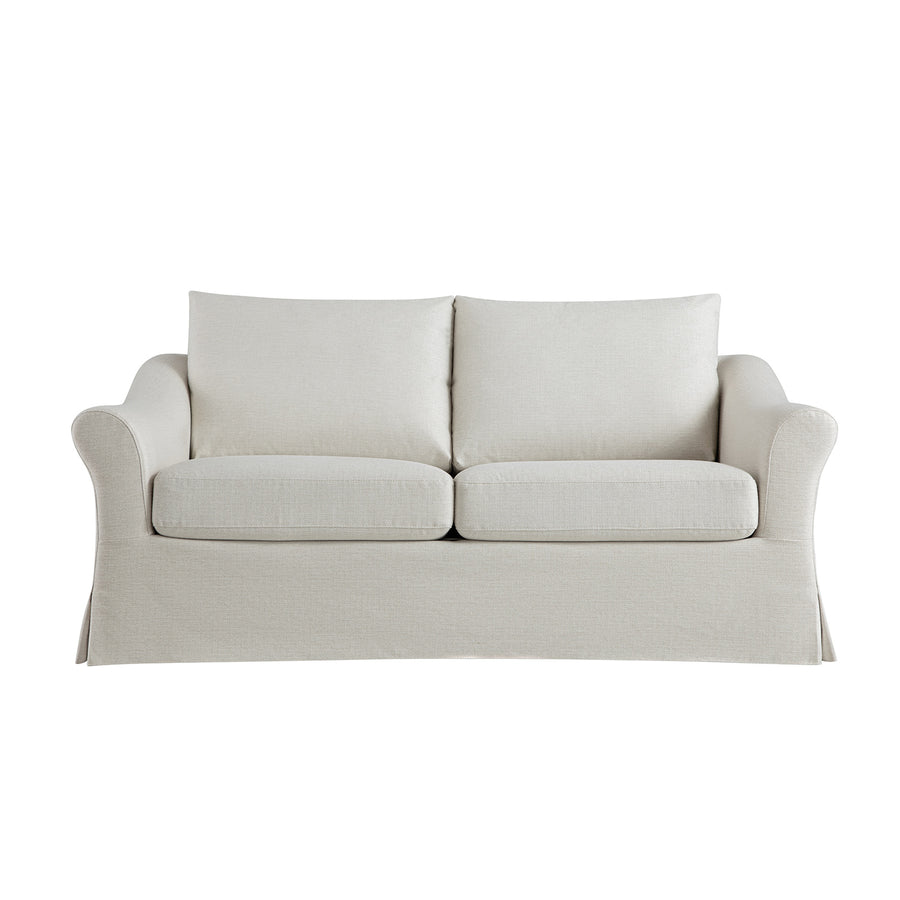Frognal Modular Loose Cover Large 2-Seater Sofa, Beige Weave