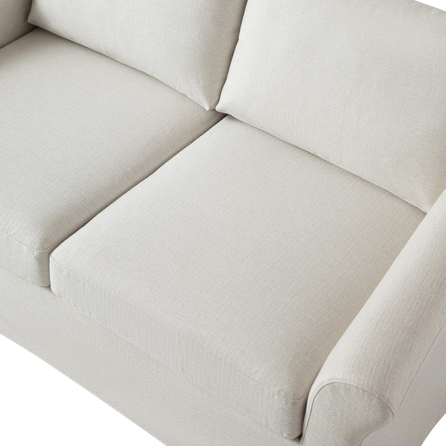 Frognal Modular Loose Cover Large 2-Seater Sofa, Beige Weave