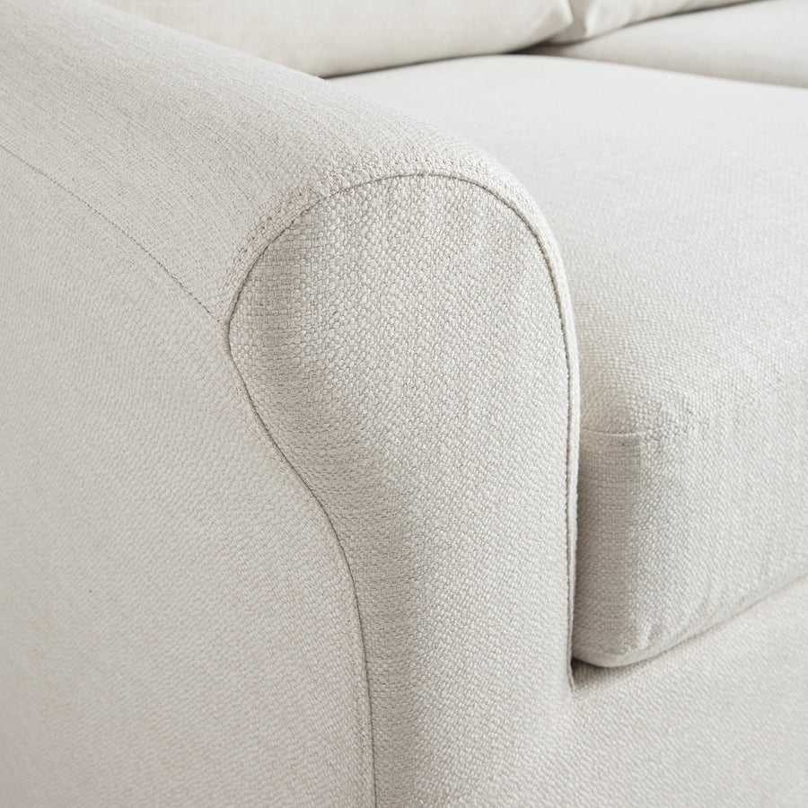 Frognal Modular Loose Cover Large 2-Seater Sofa, Beige Weave