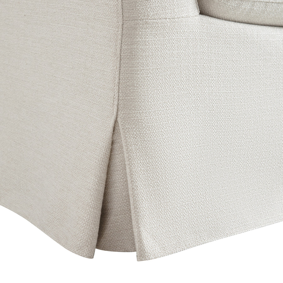 Frognal Modular Loose Cover Large 2-Seater Sofa, Beige Weave