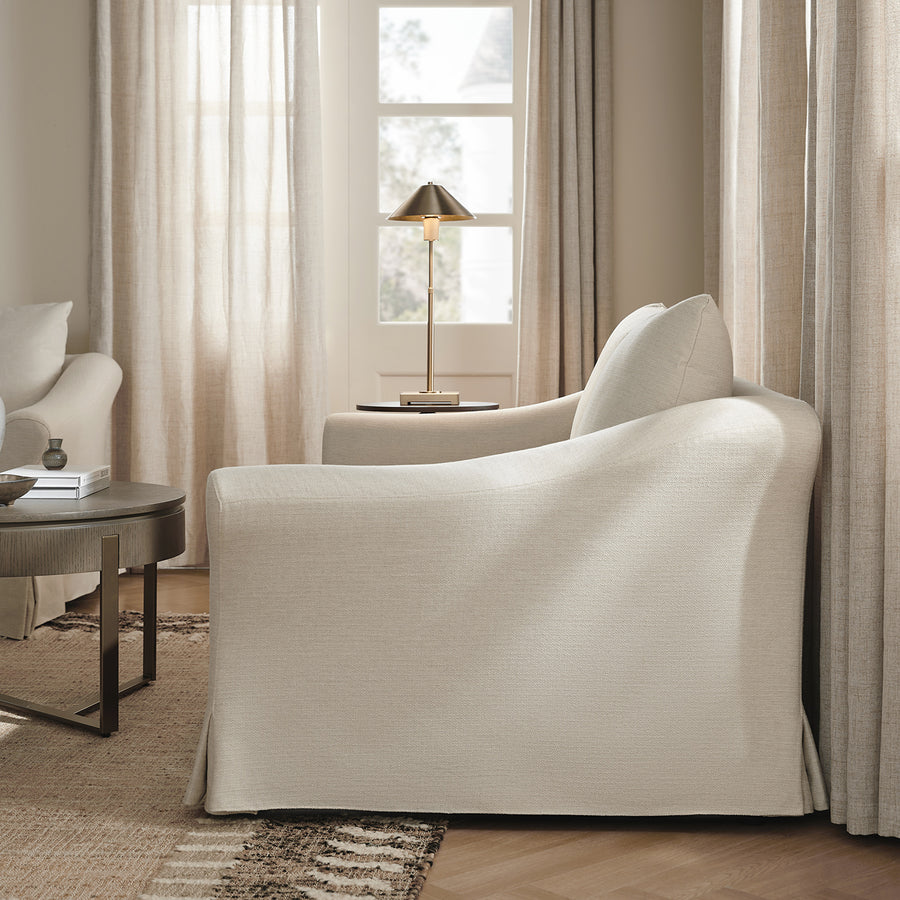 Frognal Modular Loose Cover Large 2-Seater Sofa, Beige Weave