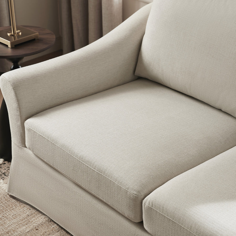 Frognal Modular Loose Cover Large 2-Seater Sofa, Beige Weave