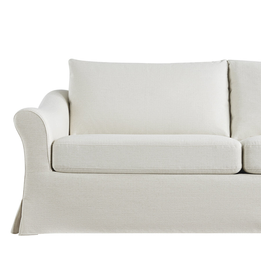 Frognal Modular Loose Cover 3-Seater Sofa, Beige Weave