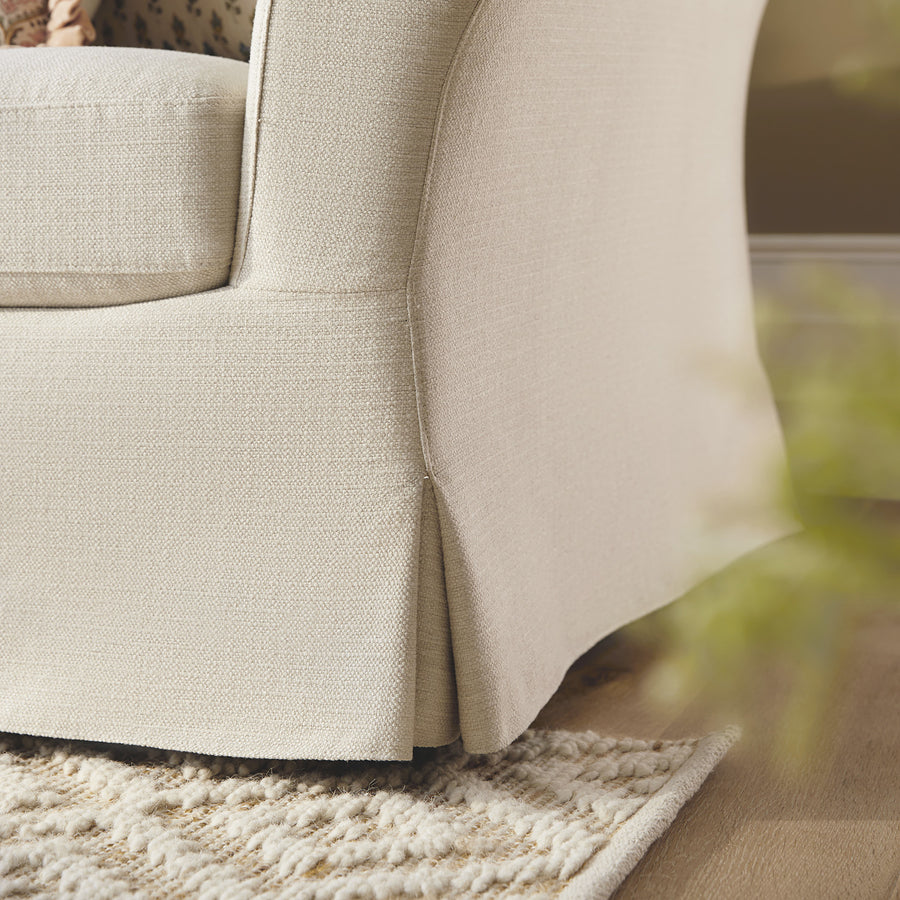 Frognal Modular Loose Cover 3-Seater Sofa, Beige Weave