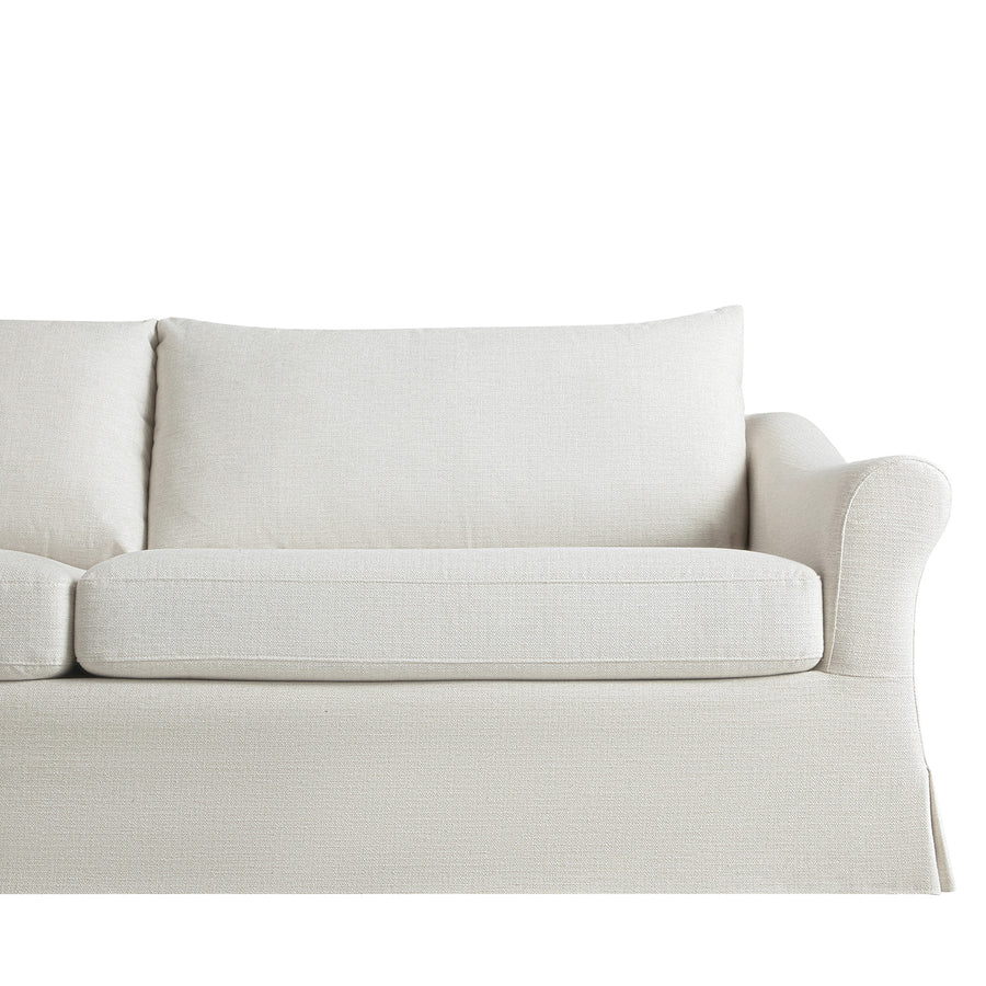 Frognal Modular Loose Cover 4-Seater Sofa, Beige Weave