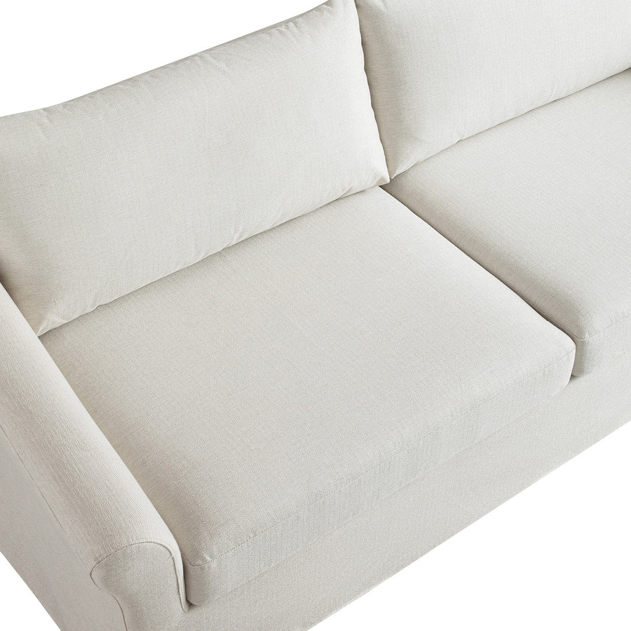Frognal Modular Loose Cover 4-Seater Sofa, Beige Weave