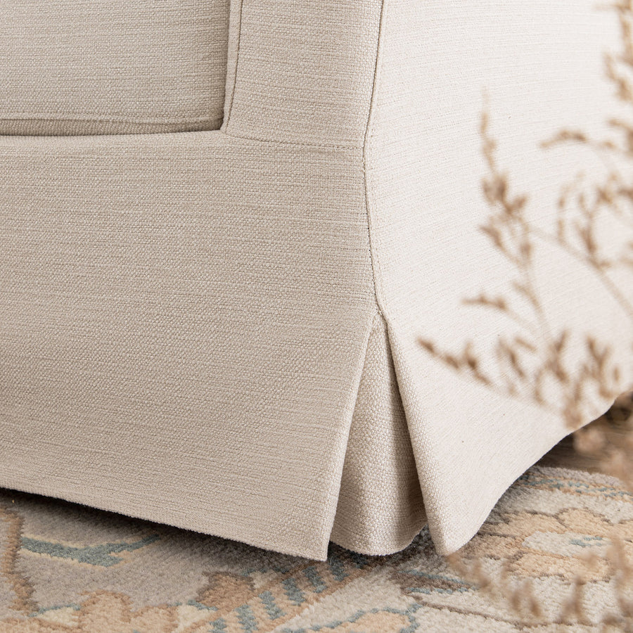 Frognal Modular Loose Cover 4-Seater Sofa, Beige Weave