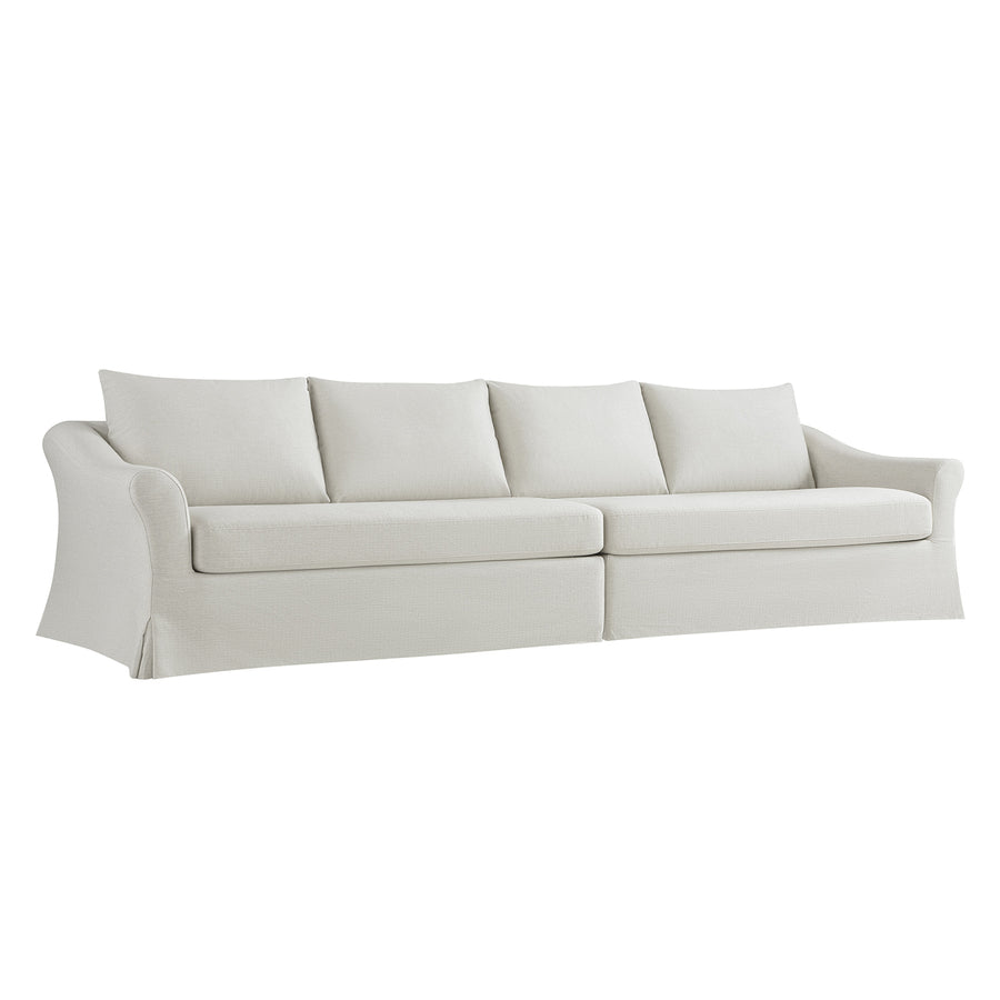 Frognal Modular Loose Cover Large 4-Seater Sofa, Beige Weave
