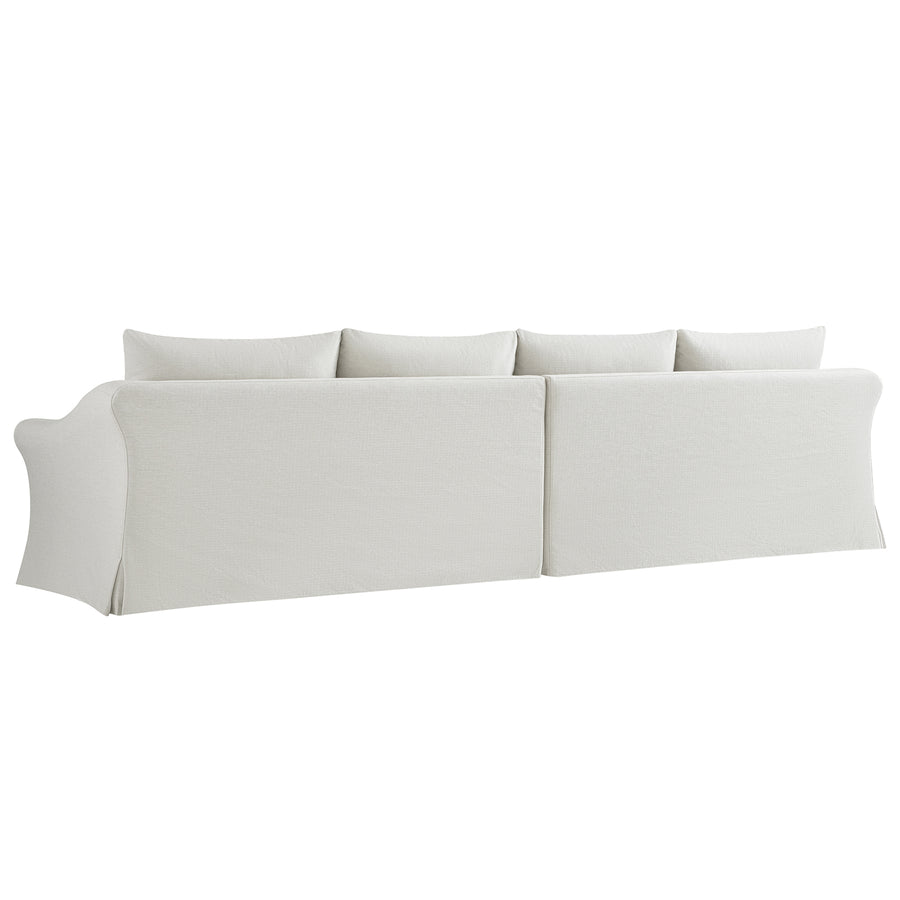 Frognal Modular Loose Cover Large 4-Seater Sofa, Beige Weave