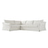 Frognal Modular Loose Cover Large Left Hand Facing L-Shape Corner Sofa, Beige Weave - daals