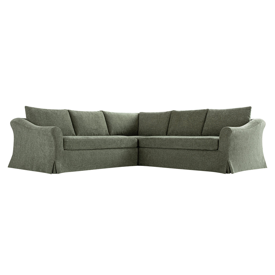 Frognal Modular Loose Cover Large 260cm Corner Sofa, Cypress Chenille - daals