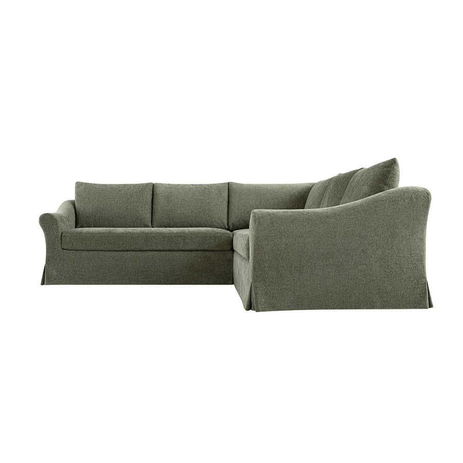 Frognal Modular Loose Cover Large 260cm Corner Sofa, Cypress Chenille - daals