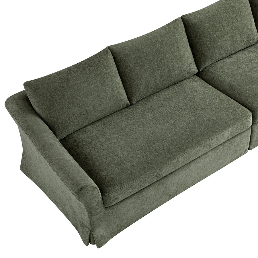 Frognal Modular Loose Cover Large 4-Seater Sofa, Cypress Chenille
