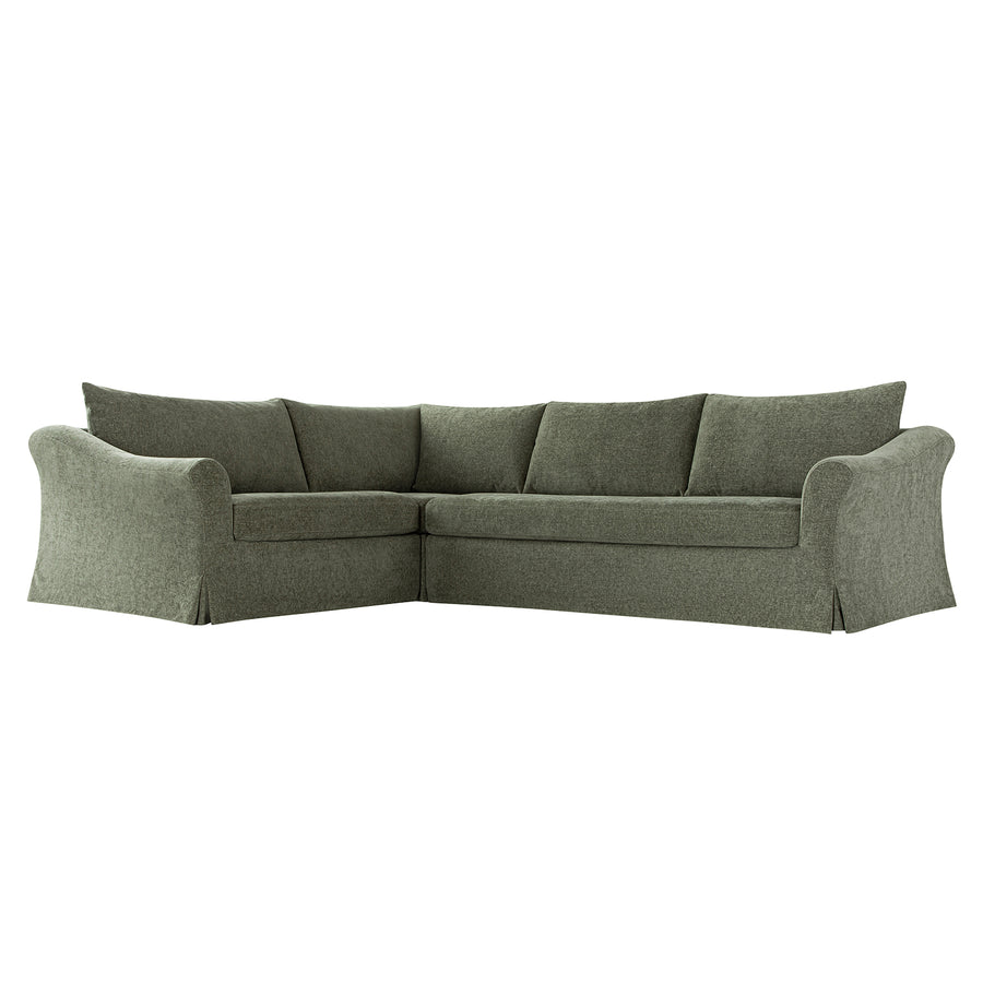 Frognal Modular Loose Cover Large Left Hand Facing L-Shape Corner Sofa, Cypress Chenille