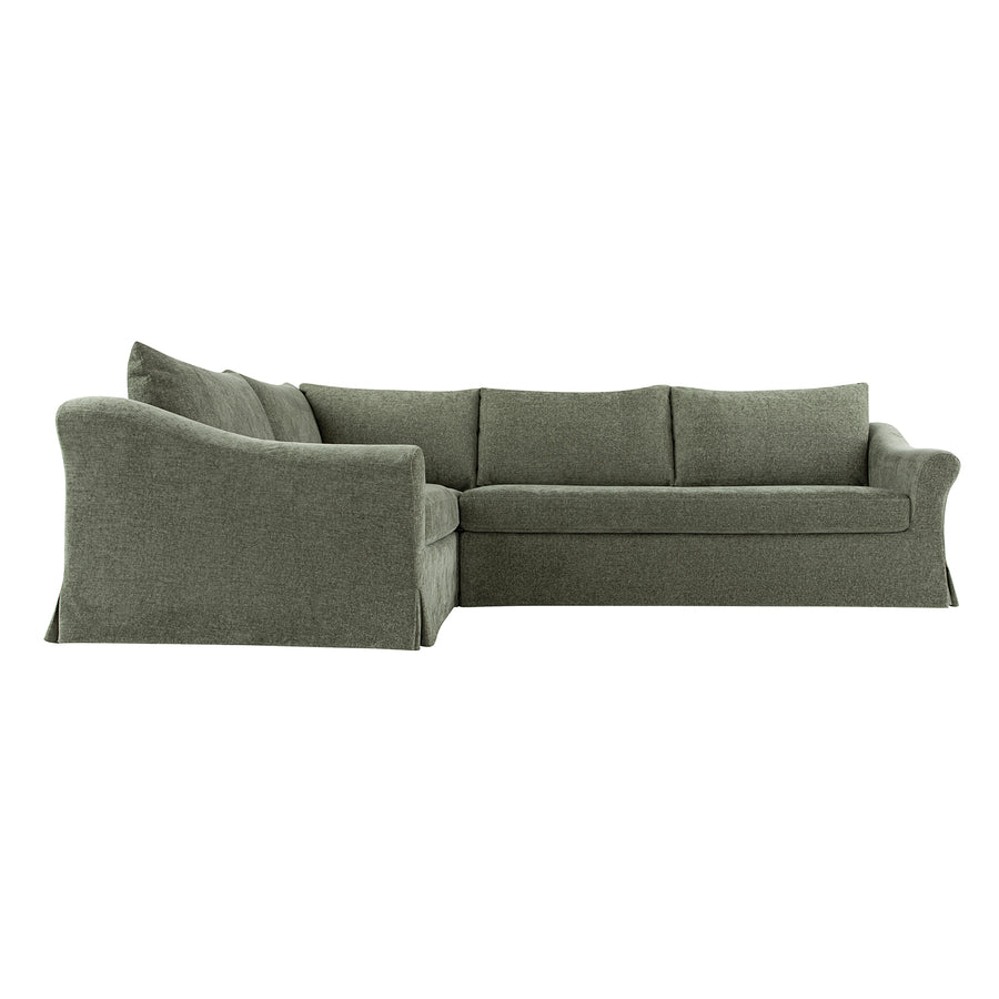 Frognal Modular Loose Cover Large Left Hand Facing L-Shape Corner Sofa, Cypress Chenille