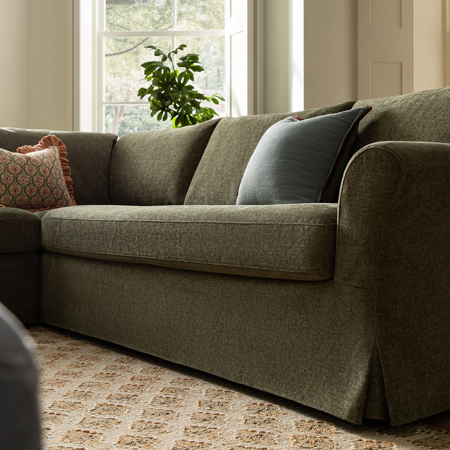 Frognal Modular Loose Cover Large Left Hand Facing L-Shape Corner Sofa, Cypress Chenille