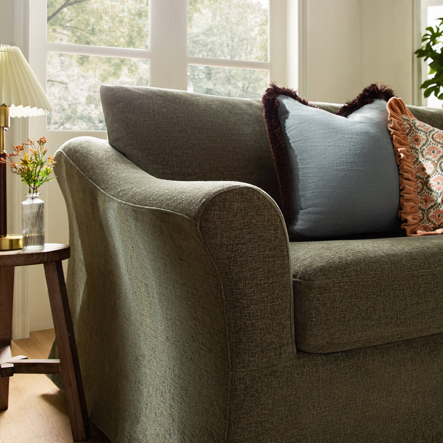 Frognal Modular Loose Cover Large Left Hand Facing L-Shape Corner Sofa, Cypress Chenille