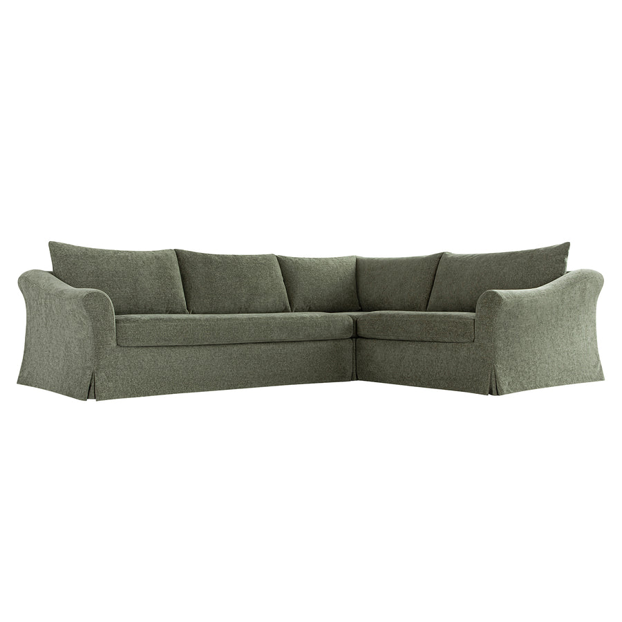 Frognal Modular Loose Cover Large Right Hand Facing L-Shape Corner Sofa, Cypress Chenille