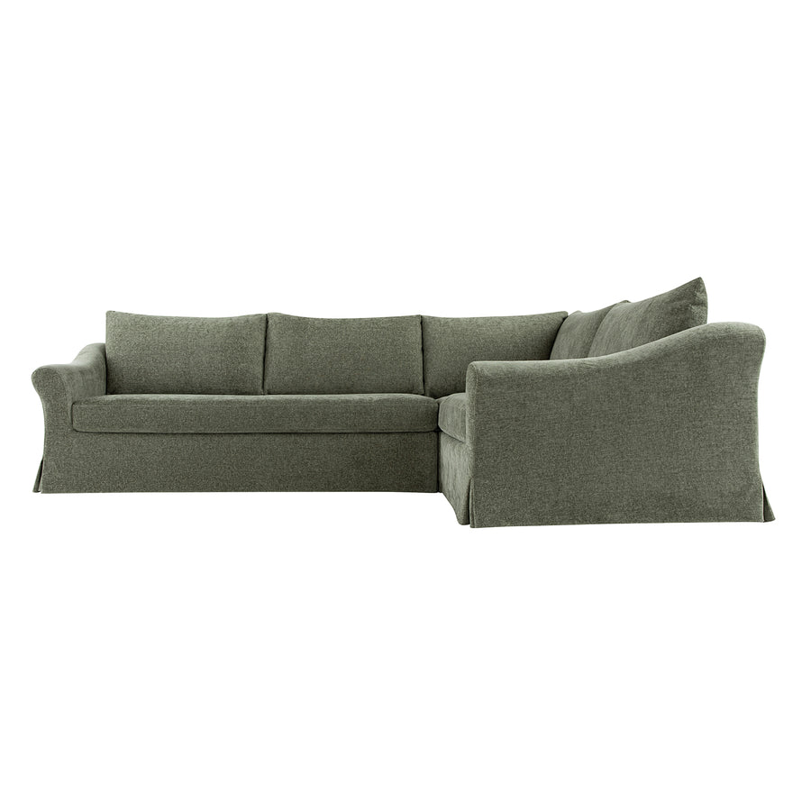 Frognal Modular Loose Cover Large Right Hand Facing L-Shape Corner Sofa, Cypress Chenille