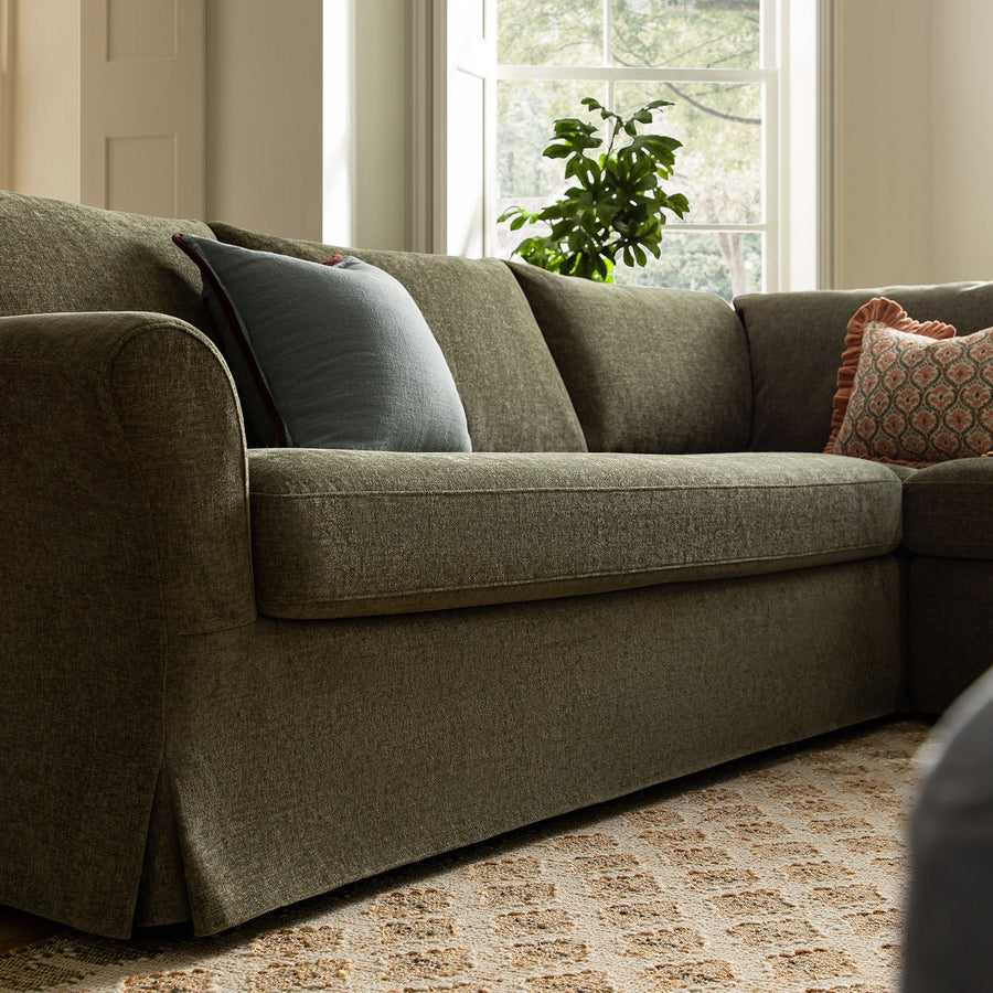 Frognal Modular Loose Cover Large Right Hand Facing L-Shape Corner Sofa, Cypress Chenille