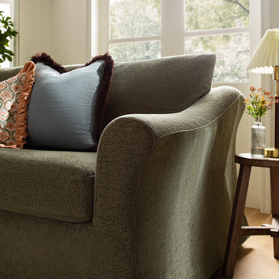 Frognal Modular Loose Cover Large Right Hand Facing L-Shape Corner Sofa, Cypress Chenille
