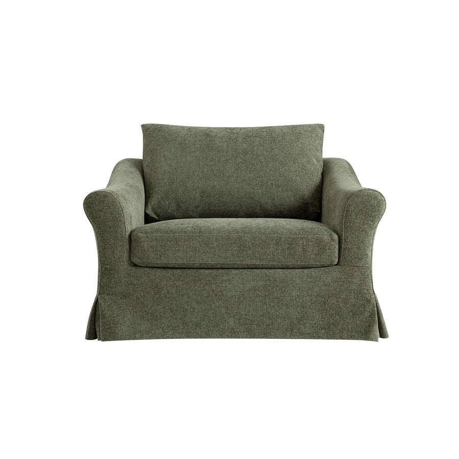 Frognal Modular Loose Cover Loveseat, Cypress Chenille