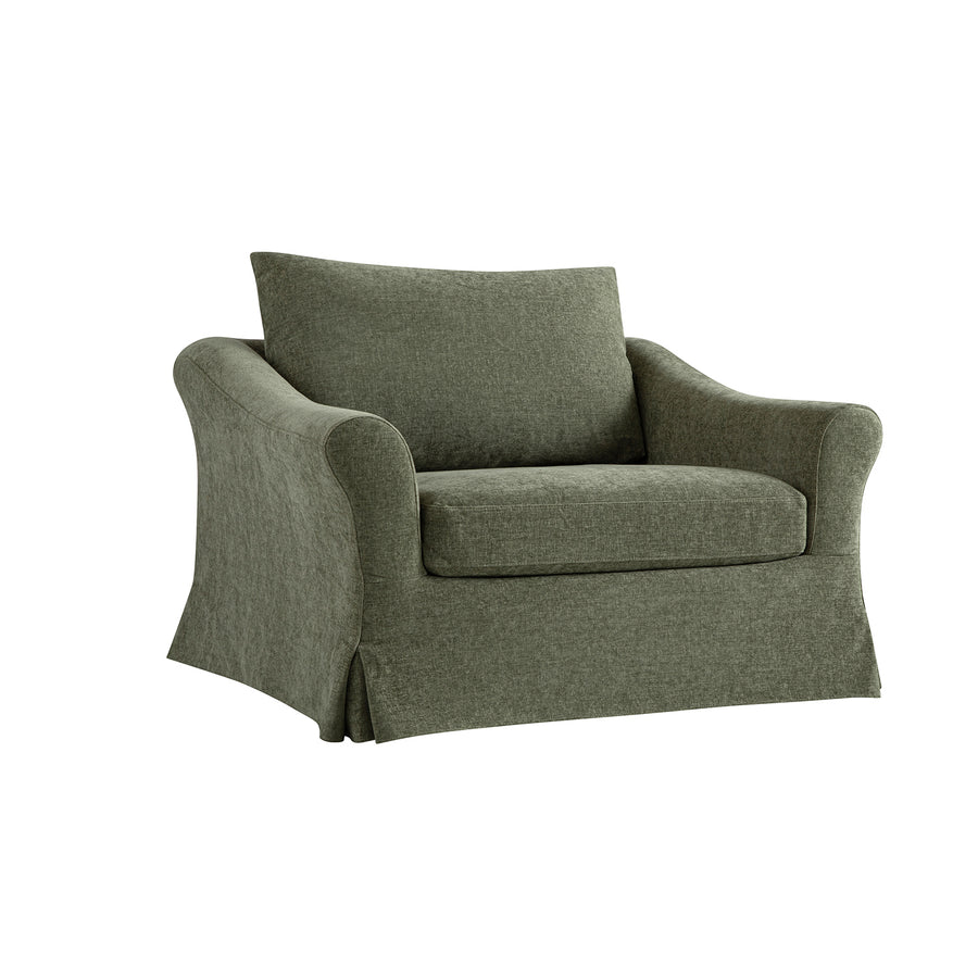 Frognal Modular Loose Cover Loveseat, Cypress Chenille