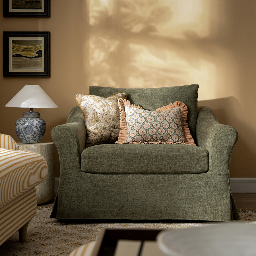 Frognal Modular Loose Cover Loveseat, Cypress Chenille